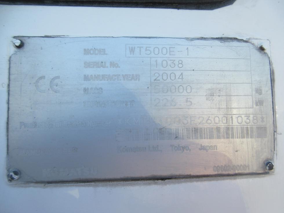 その他 その他 大型 2004年　　平成16年 WT500E-1 30枚目